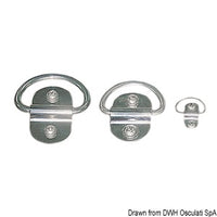 Swiveling half ring polished AISI304 68x38 mm