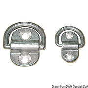 SS swiveling half ring 28x54 mm