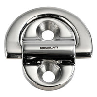 Folding pad eye 45x45 mm 6 mm ring (2 holes) Breaking load kg 1800