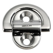Folding pad eye 45x45 mm 6 mm ring (2 holes) Breaking load kg 1800