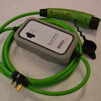 Mode 2 Charging cable. Plugs: Type 1 female to Domestic Plug. 10A. 230V.