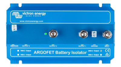 Battery Isolating Splitter - FET Based - 200A - 2 Outputs