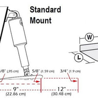 Lenco Stainless Steel Trim Tab Kit (Standard Mount / 9" x 9")