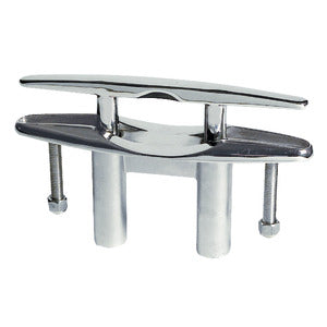 Push-up cleat mirror-polished AISI316 305/285 mm