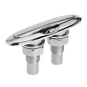 Retract push-up cleat mirrorpolished AISI316 185mm