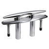 Retract push-up cleat mirrorpolished AISI316 220mm
