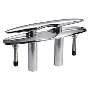 Retract push-up cleat mirrorpolished AISI316 220mm
