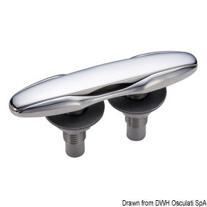 Smart push-up cleat mirror-polished AISI316 203 mm