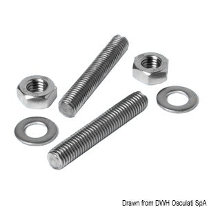 SS stud kit for cleats 8x60 mm