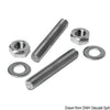 SS stud kit for cleats 10x60 mm