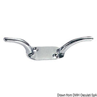 Chromed brass cleat 130 mm