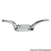 Chromed brass cleat 130 mm