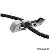 Crab fairlead with cam cleat