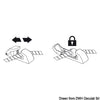 Crab fairlead with cam cleat