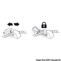 Crab fairlead with cam cleat