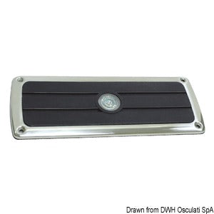 Footrest AISI316 213x57 mm