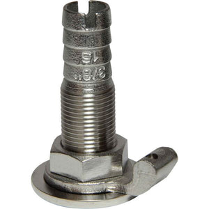 Osculati Stainless Steel 316 Skin Fitting (3/8" BSP, 15mm Hose Tail) 403582 17.523.10