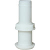 Perko 0301 Plastic Narrow Through Hull Skin Fitting (28mm Hose Tail)