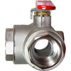 Maestrini Brass Reduced Passage T Port Valve (2" BSP)