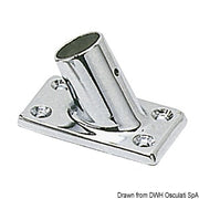 Pulpit joint and base 60° rectabgular 22 mm