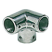 3-way elbow joint AISI316 90° 22 mm
