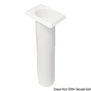 UV-stabilized polyp. rod holder square white 230mm