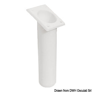 UV-stabilized polyp. rod holder square white 240mm