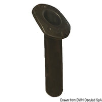 UV-stabilized polyp. rod holder oval black 240mm