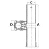 Fishing rod AISI316 for pipes 30/35 mm