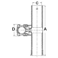 Fishing rod AISI316 for pipes 22/25 mm