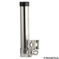 Fishing rod holder with clamp
