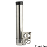 Fishing rod holder with clamp