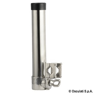 Fishing rod holder with clamp