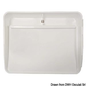 Bait tray to be fitted to 25 mm pulpit rail