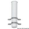 Fishing rod holder for bulkhead mounting, with U bolts