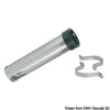 Stainless steel fishing rod holder for bulkhead mounting, fixed version