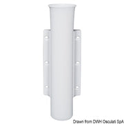 Fishing rod holder for bulkhead mounting, fixed version