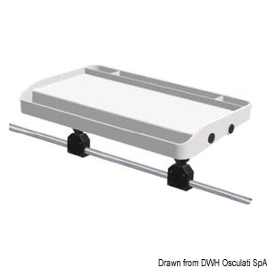 Tray for 25-mm Ø pulpit pipes 700x420 mm