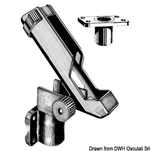 Nylon swivelling rod holder