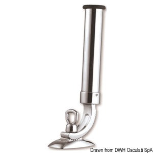 Chromed brass rod halter 32 mm