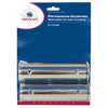 Fishing rod holder for bulkhead mounting, hidden screws