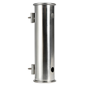 Fishing rod holder for bulkhead mounting, hidden screws