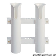 Wall mounting plastic rod halter Nr. 2 rods