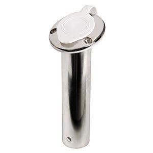 Rod holder 75° AISI 316 w/white cap