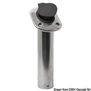 Flush-mount SS rod holder 42 mm 60°