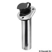 Flush-mount SS rod holder 42 mm 75°