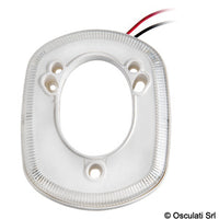 Base with LED for fishing rod holder