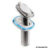 Base with LED for fishing rod holder