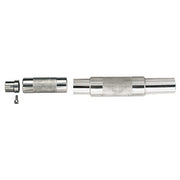 Telescopic closing hinge w/spring AISI316 30x2 mm