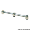 Aluminium oval  handrail terminal for pipe 40x20mm